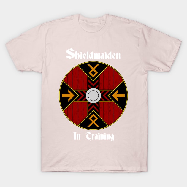 Shieldmaiden in Training T-Shirt by medievalwares
